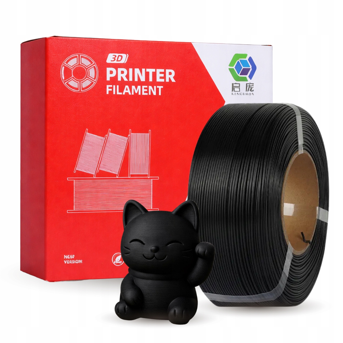 Filament Kingroon PLA Czarny (BLACK)