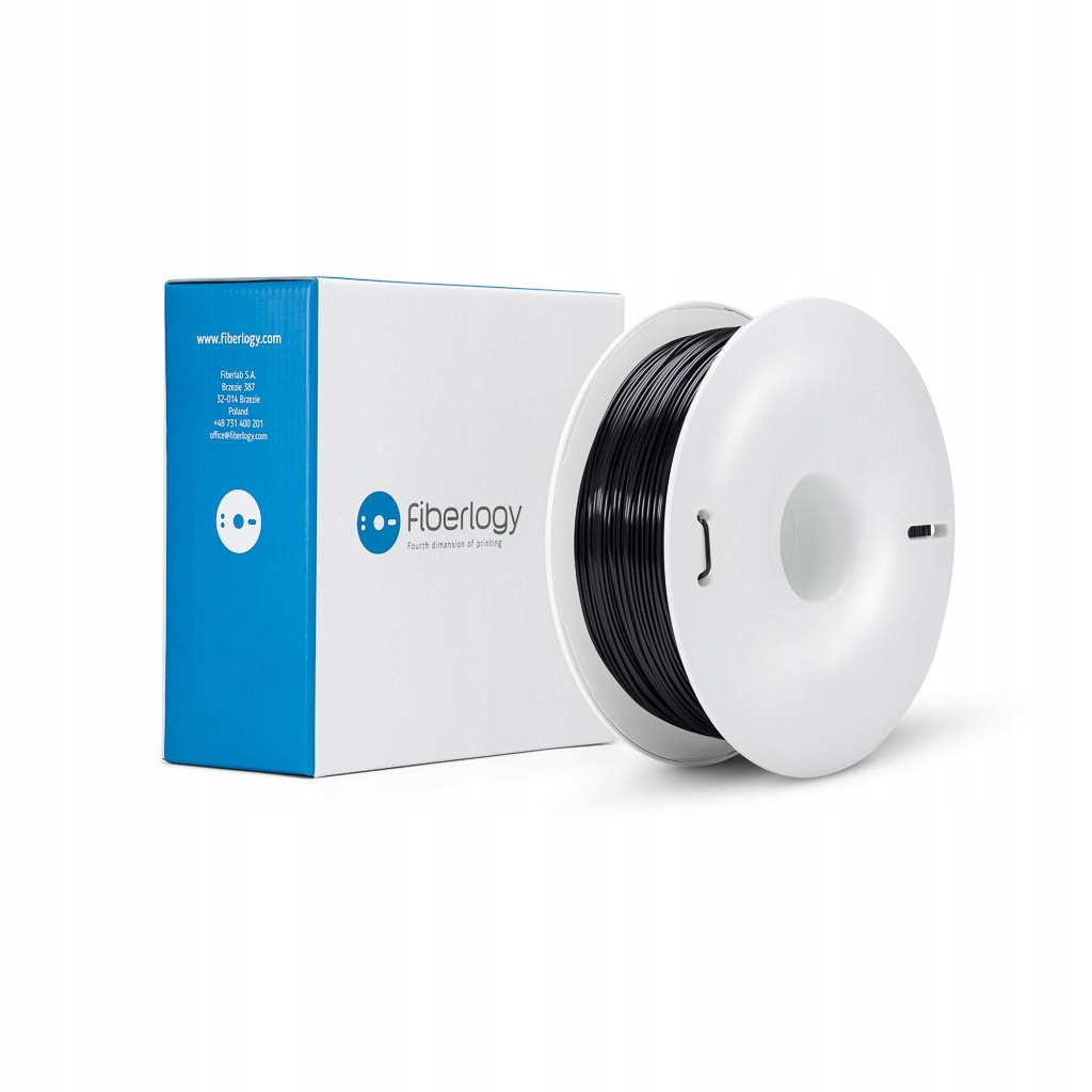 Filament Fiberlogy ABS-LW Plus High-Speed Czarny (BLACK)