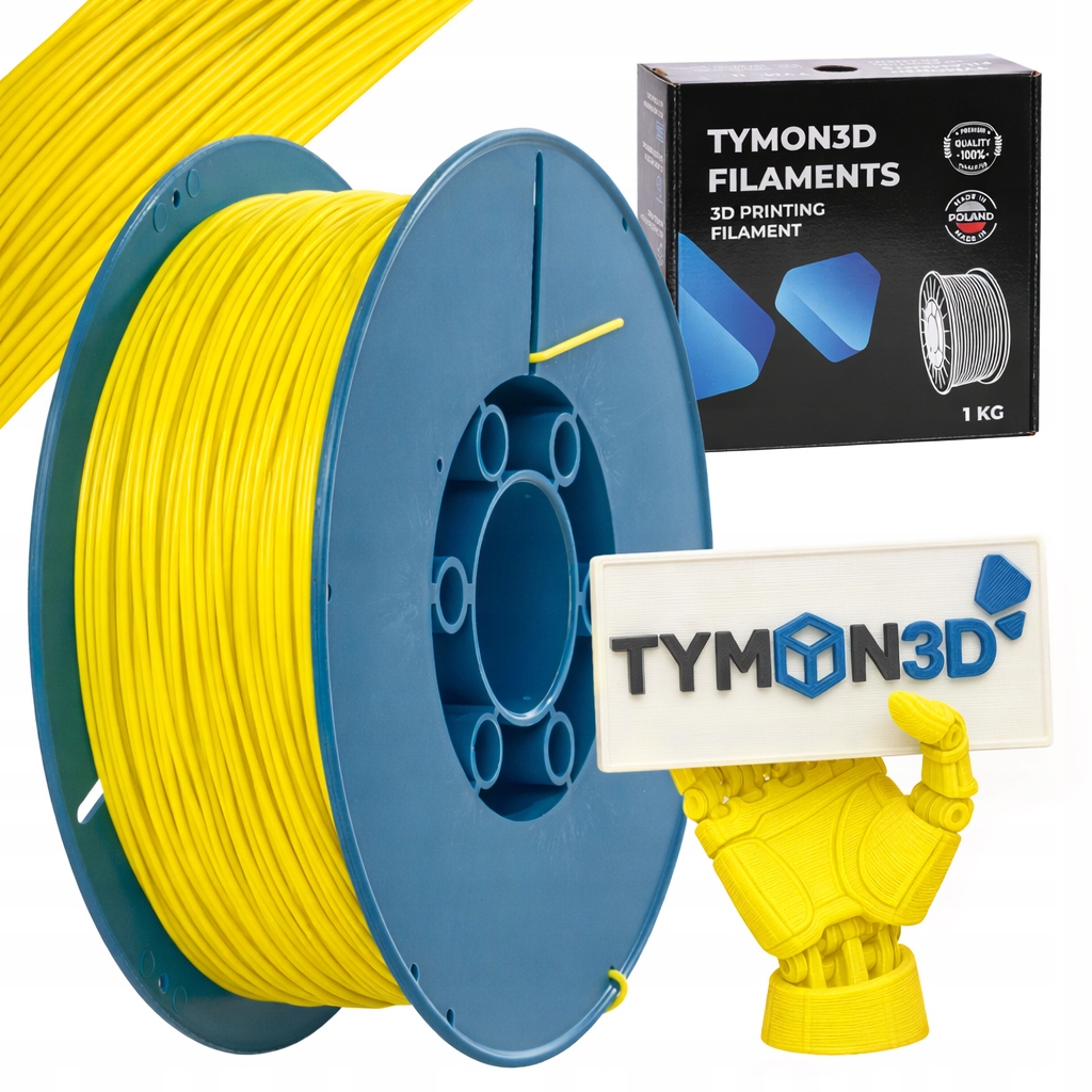 Filament Tymon3d PETG Żółty (YELLOW)
