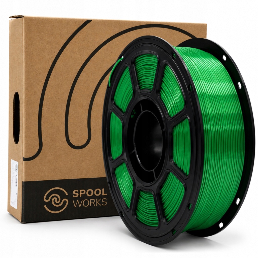 Filament SpoolWorks PLA-LW Zielony Jedwabny (GREEN SILK)