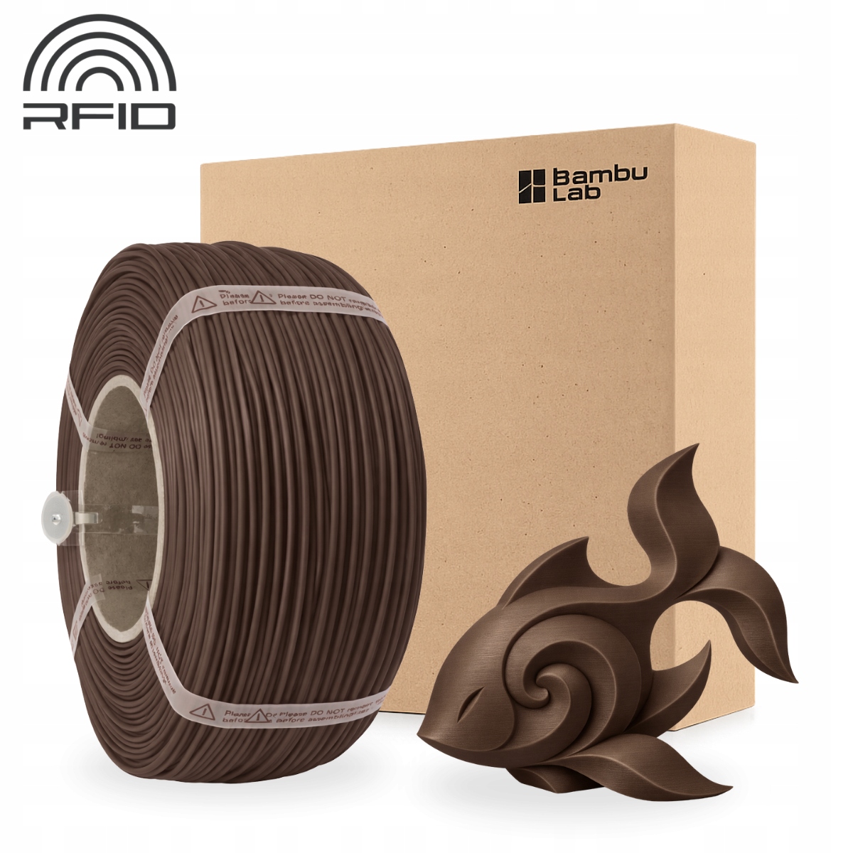 Filament Bambu Lab PLA Brązowy (BROWN)