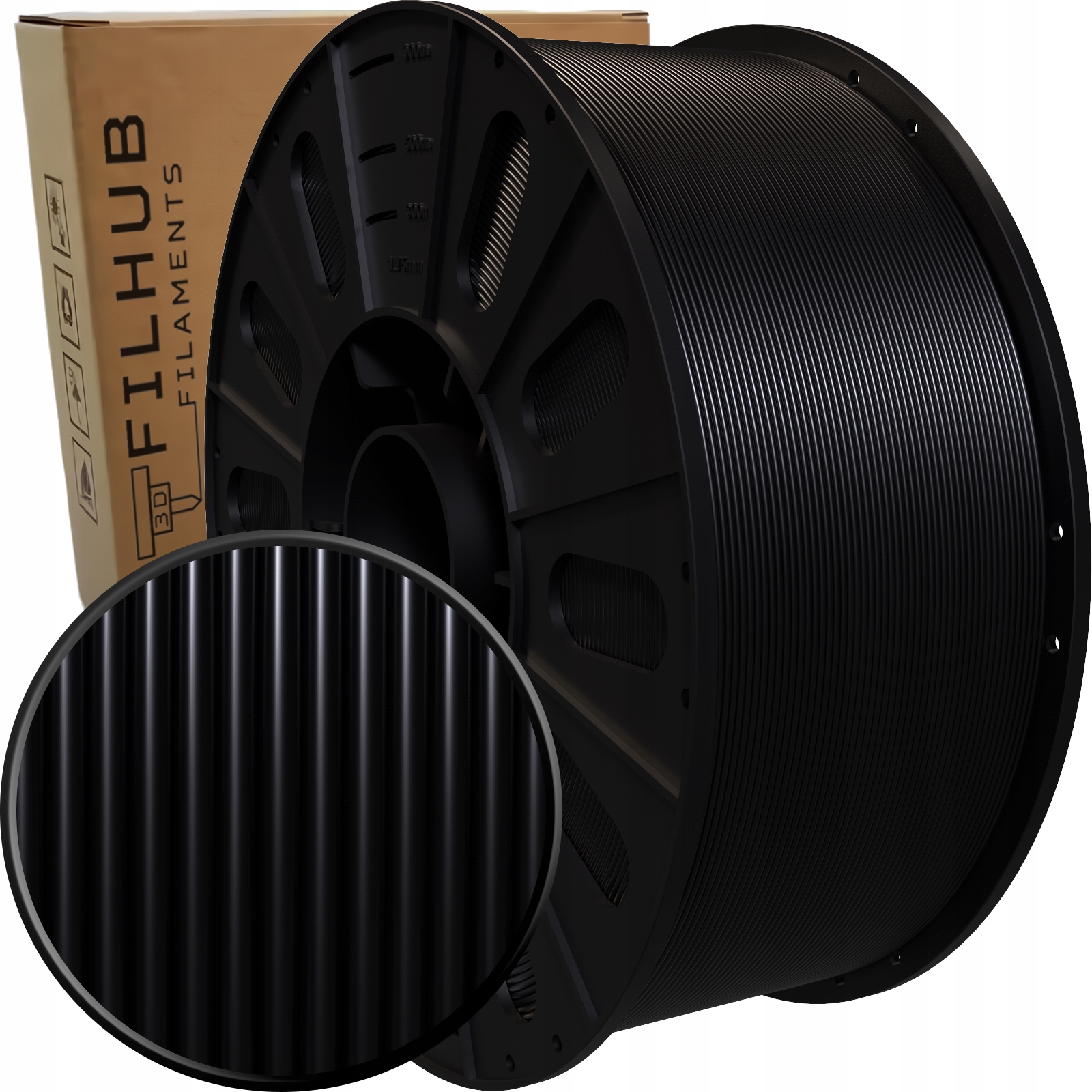 Filament null PETG High-Speed Czarny (BLACK)