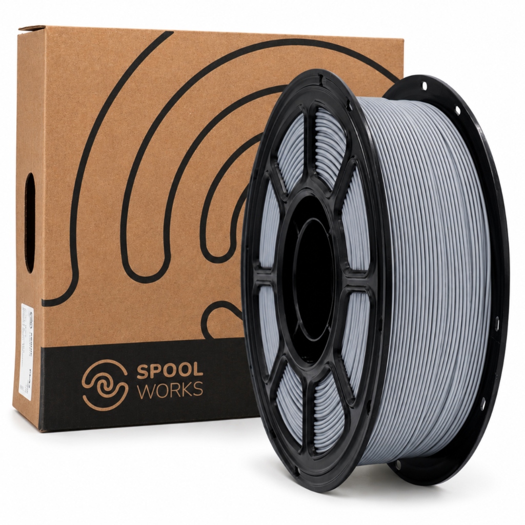 Filament SpoolWorks PLA-LW Plus Szary Matowy (GRAY MATTE)