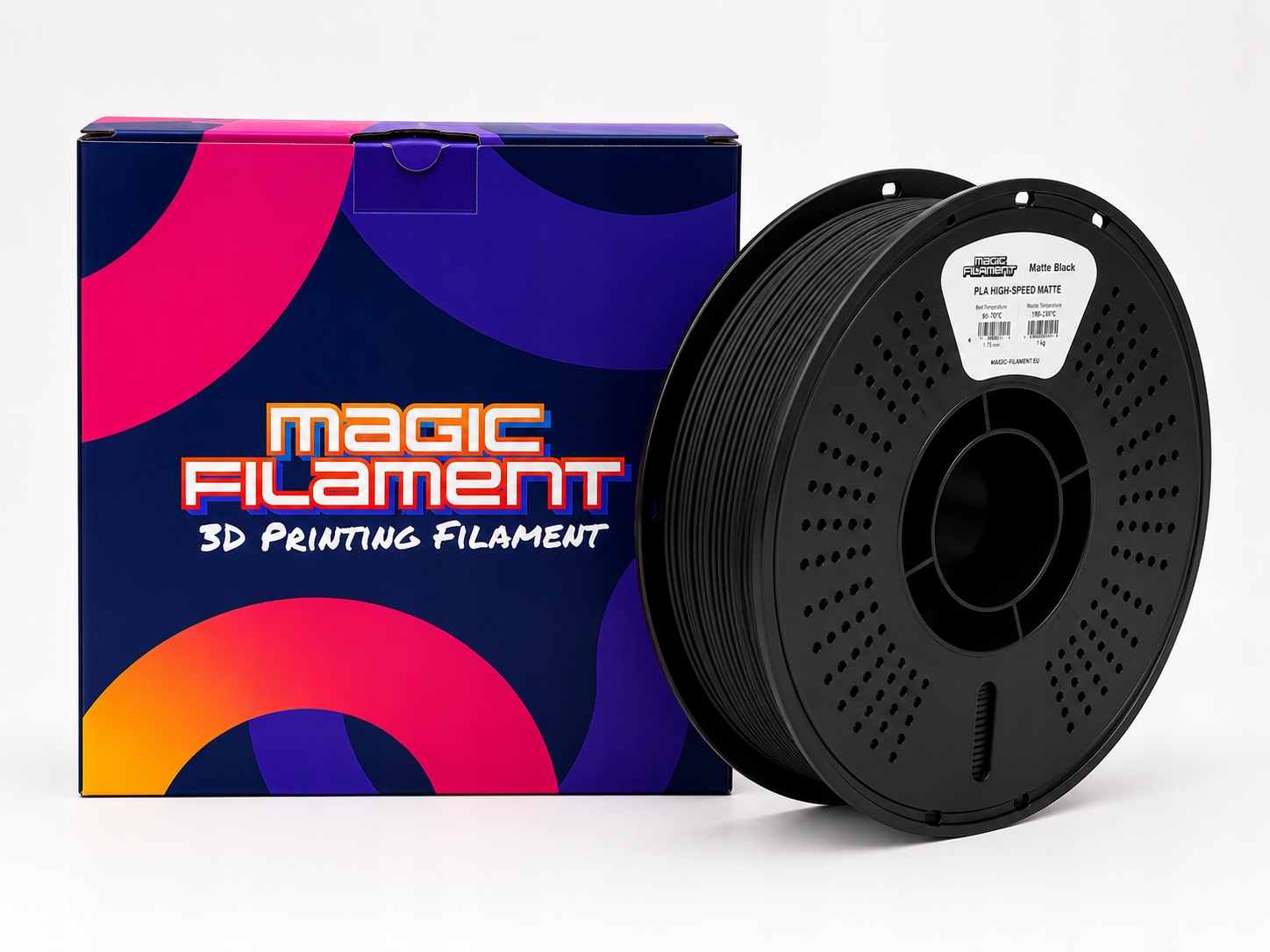 Filament Magic Filament PLA High-Speed Czarny Matowy (BLACK MATTE)