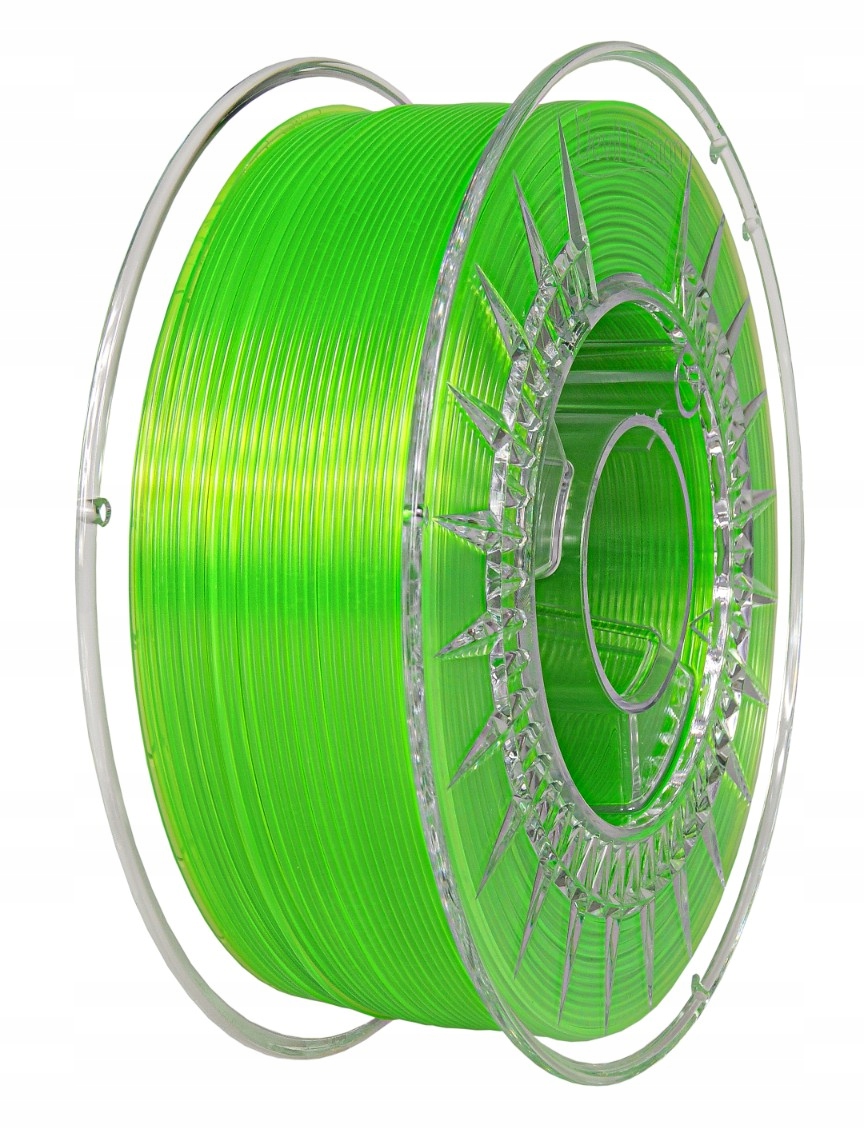 Filament DEVIL DESIGN PETG Zielony Przezroczysty (GREEN TRANSPARENT)
