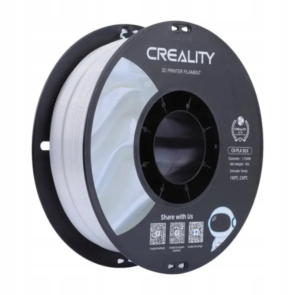 Filament Creality PLA Biały Jedwabny (WHITE SILK)