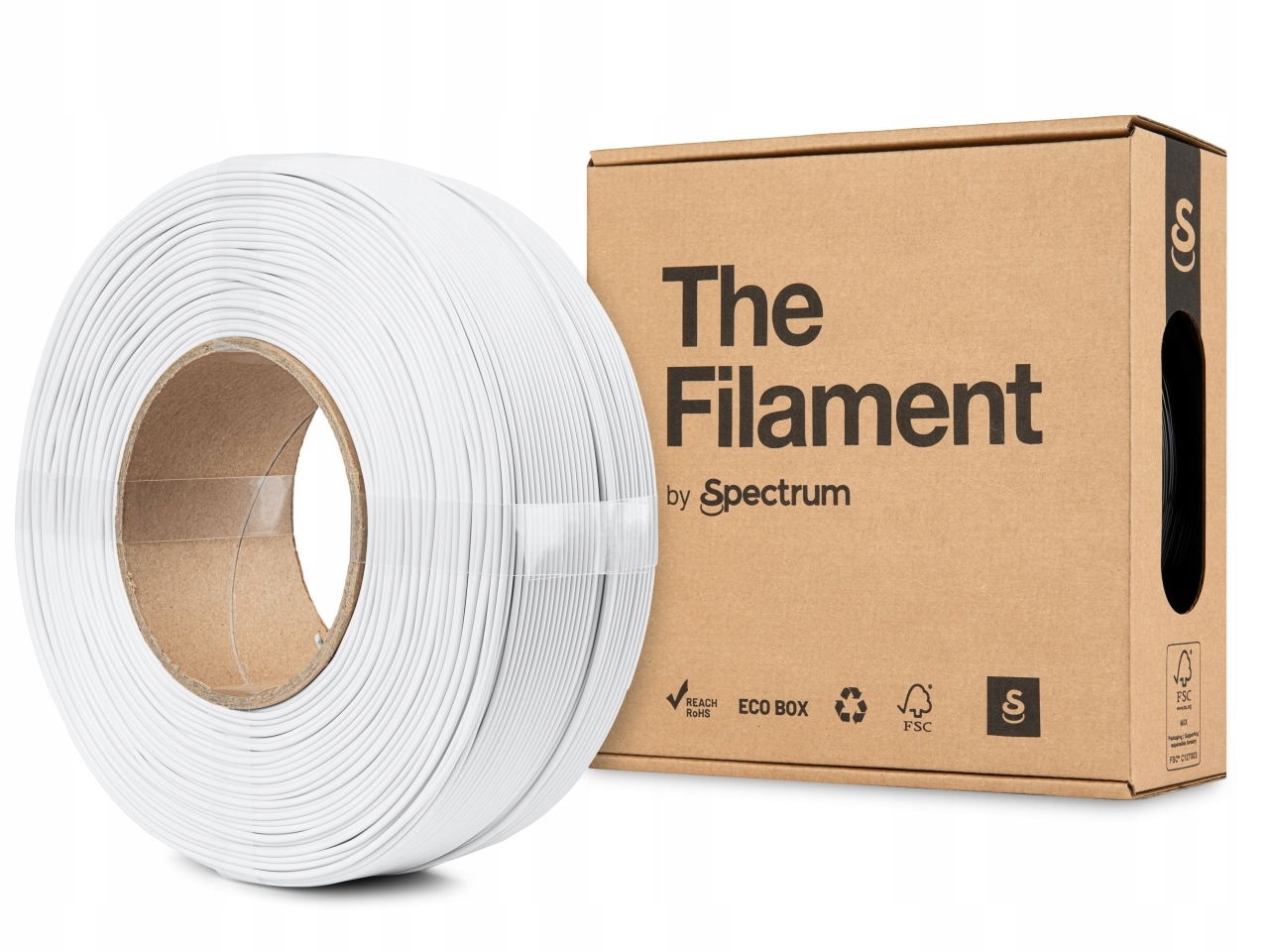 Filament Spectrum PLA Biały Matowy (WHITE MATTE)