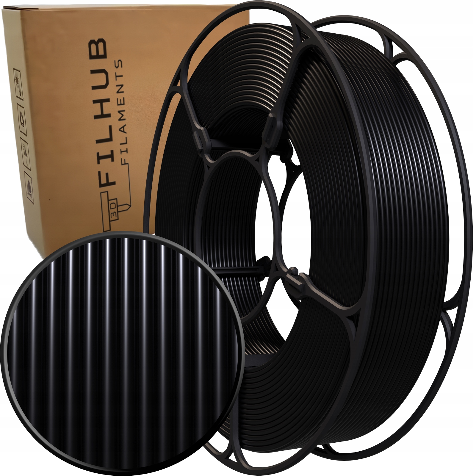 Filament FilHub ASA High-Speed Czarny (BLACK)