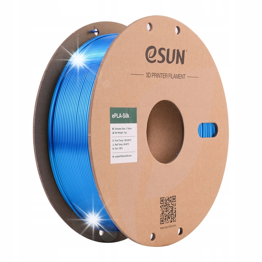 Filament eSUN PLA Niebieski Jedwabny (BLUE SILK)