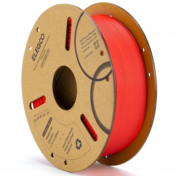Filament Elegoo PLA Czerwony (RED)