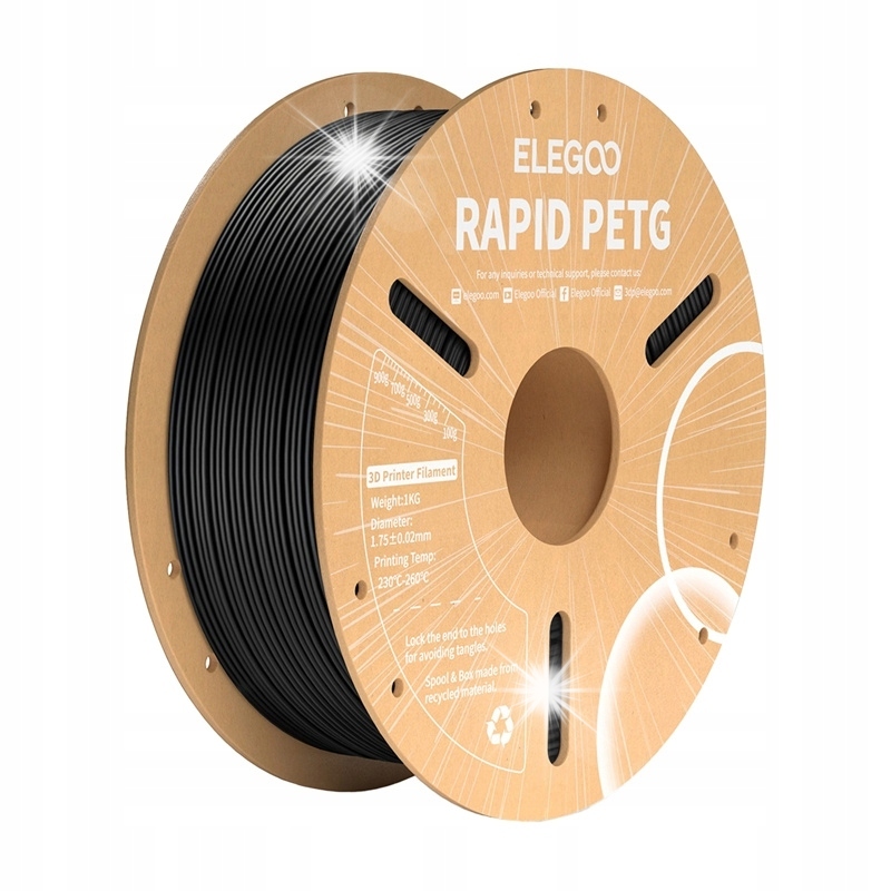 Filament Elegoo PETG Czarny (BLACK)