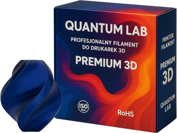 Filament Quantum PLA Plus  Tęczowy Jedwabny (RAINBOW SILK)