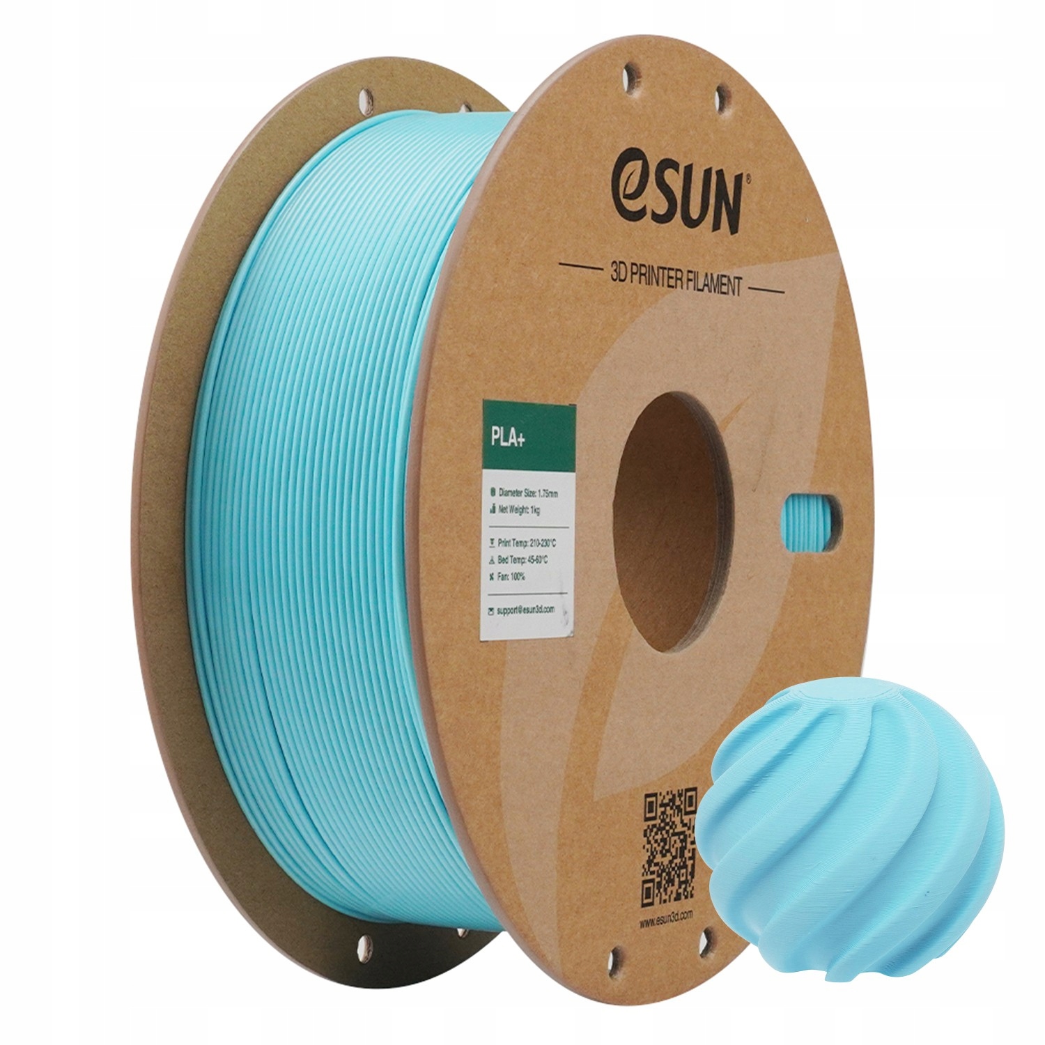 Filament eSUN PLA Plus Niebieski (BLUE)