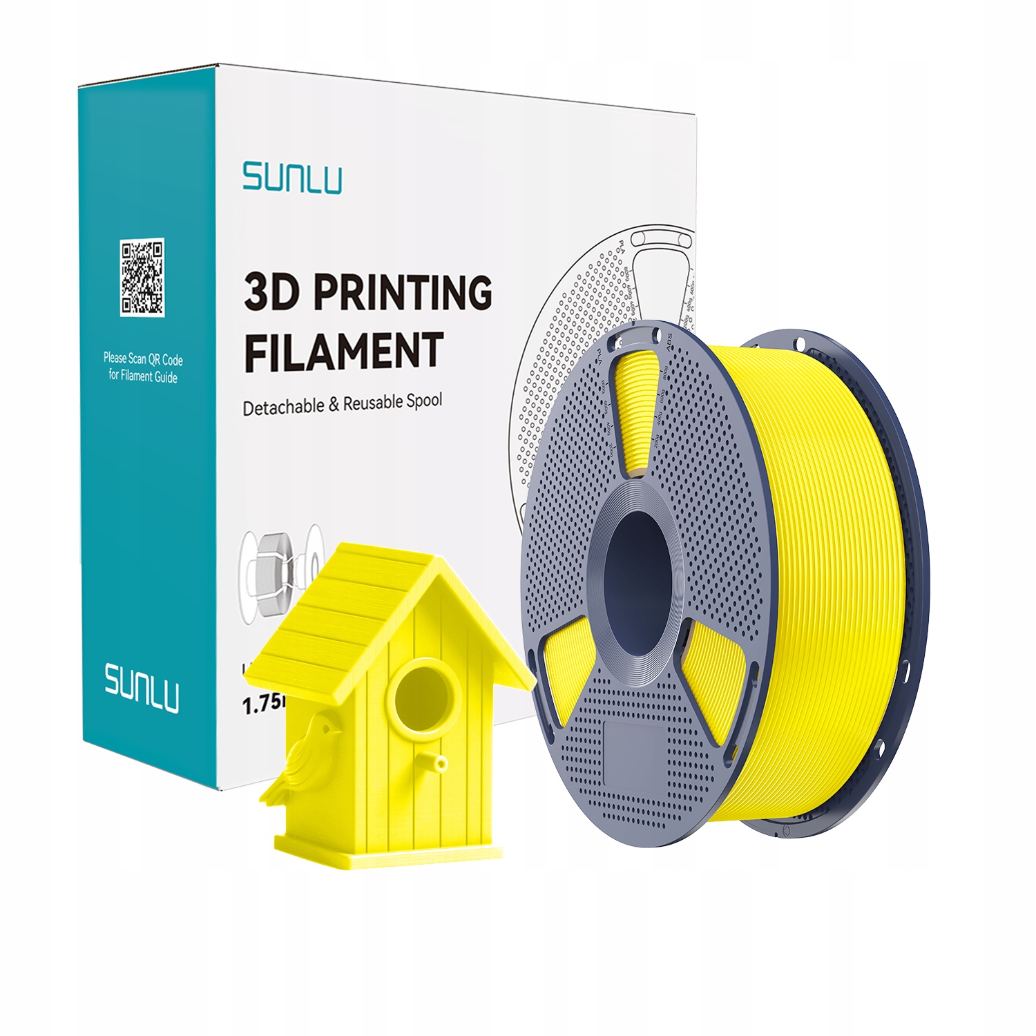 Filament SUNLU ASA Żółty (YELLOW)