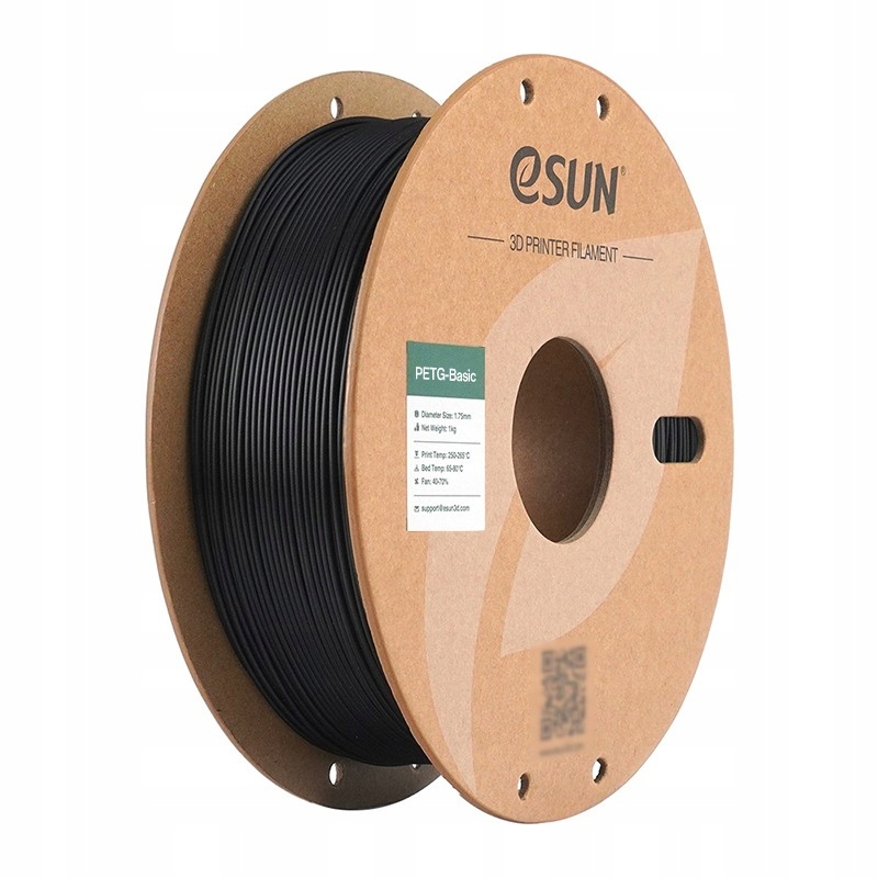 Filament eSUN PETG Czarny (BLACK)