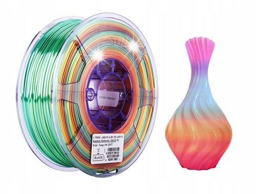 Filament eSUN PLA  Tęczowy Jedwabny (RAINBOW SILK)