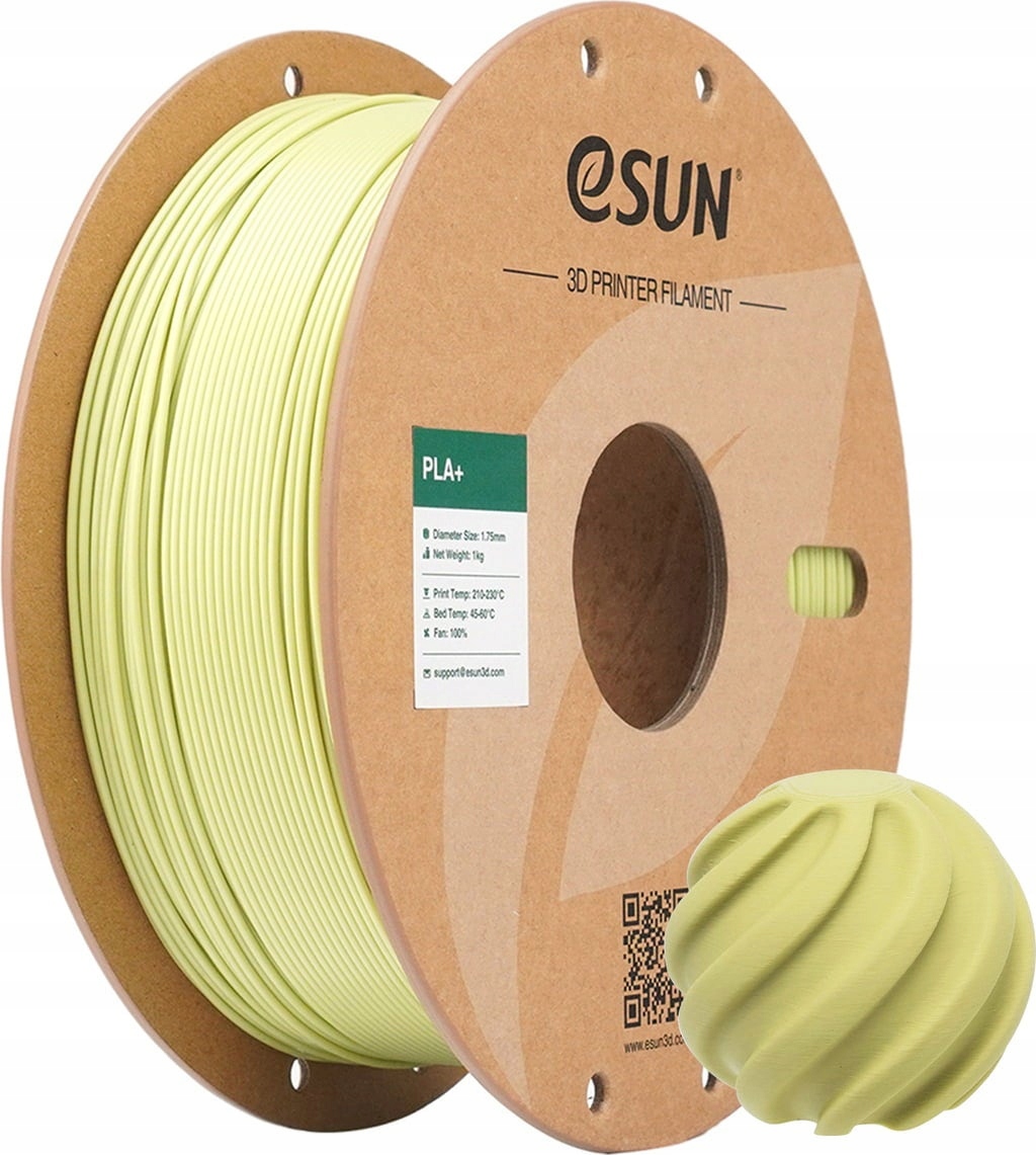 Filament eSUN PLA Plus High-Speed Zielony Brokatowy/Mieniący (GREEN GLITTER)
