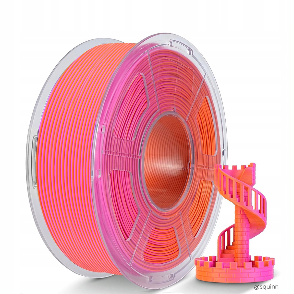 Filament JAYO PLA  Tęczowy (RAINBOW)