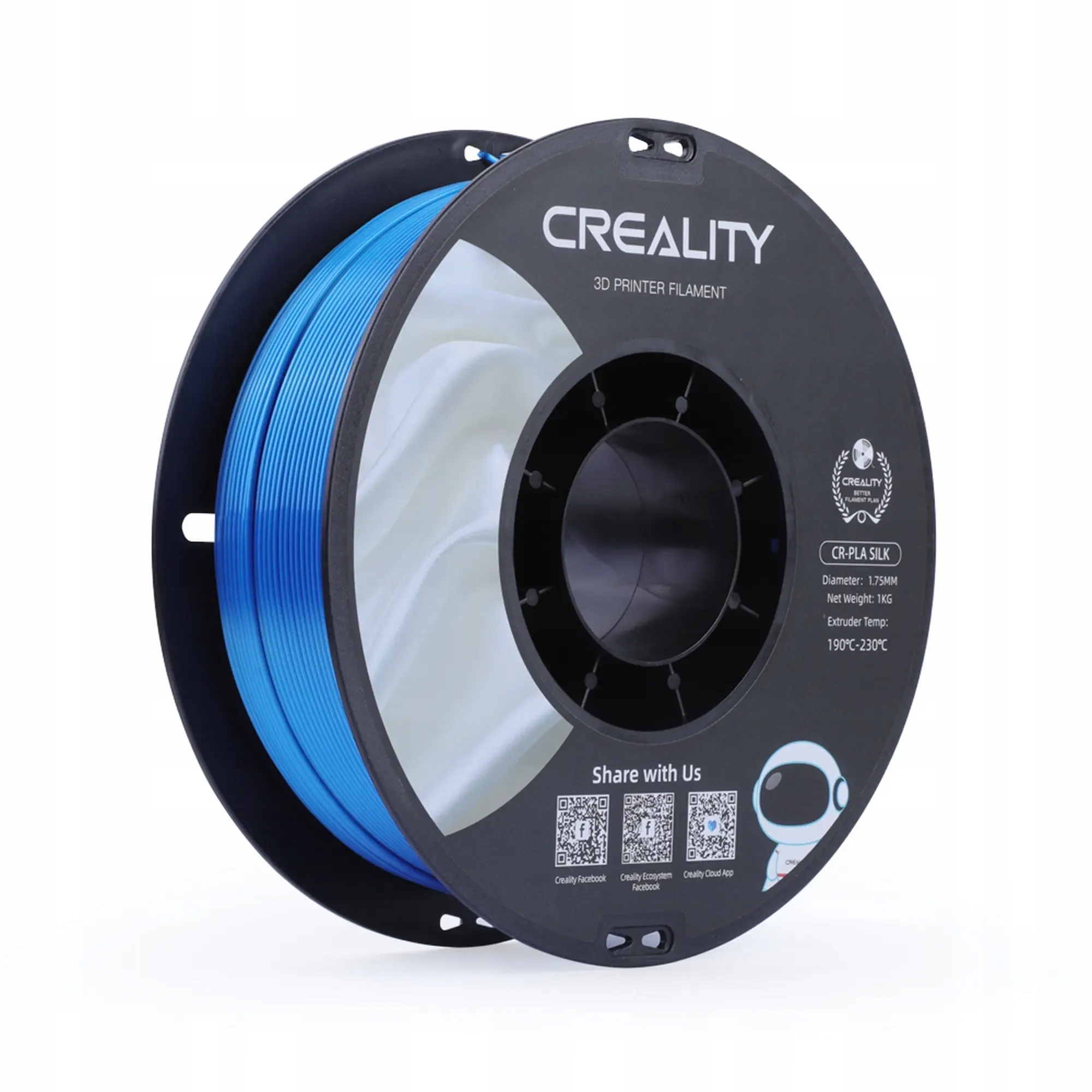 Filament Creality PLA Niebieski Jedwabny (BLUE SILK)
