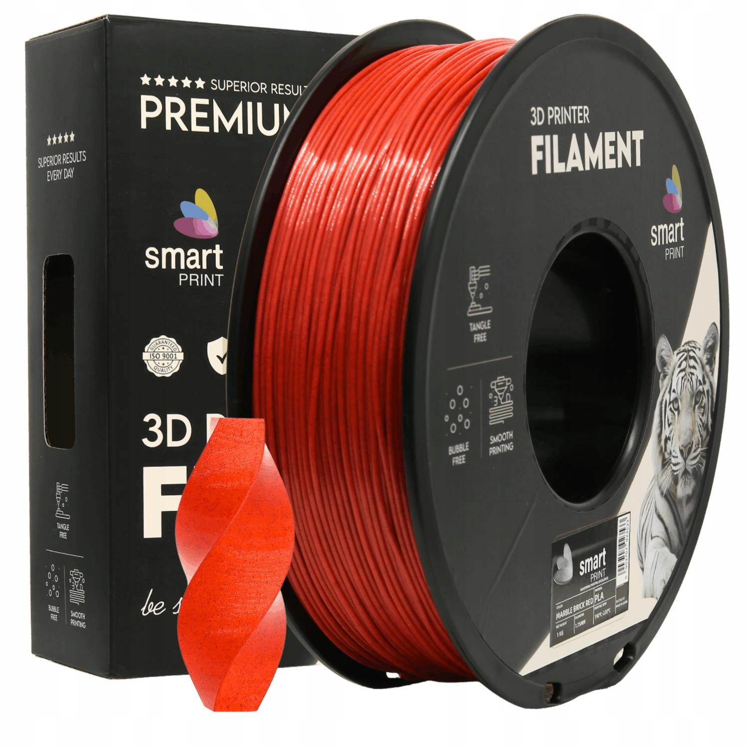 Filament Imagine PLA Czerwony Teksturowany (RED TEXTURED)