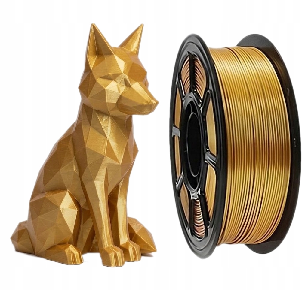 Filament KBR Games PLA Plus Złoty Jedwabny (GOLD SILK)