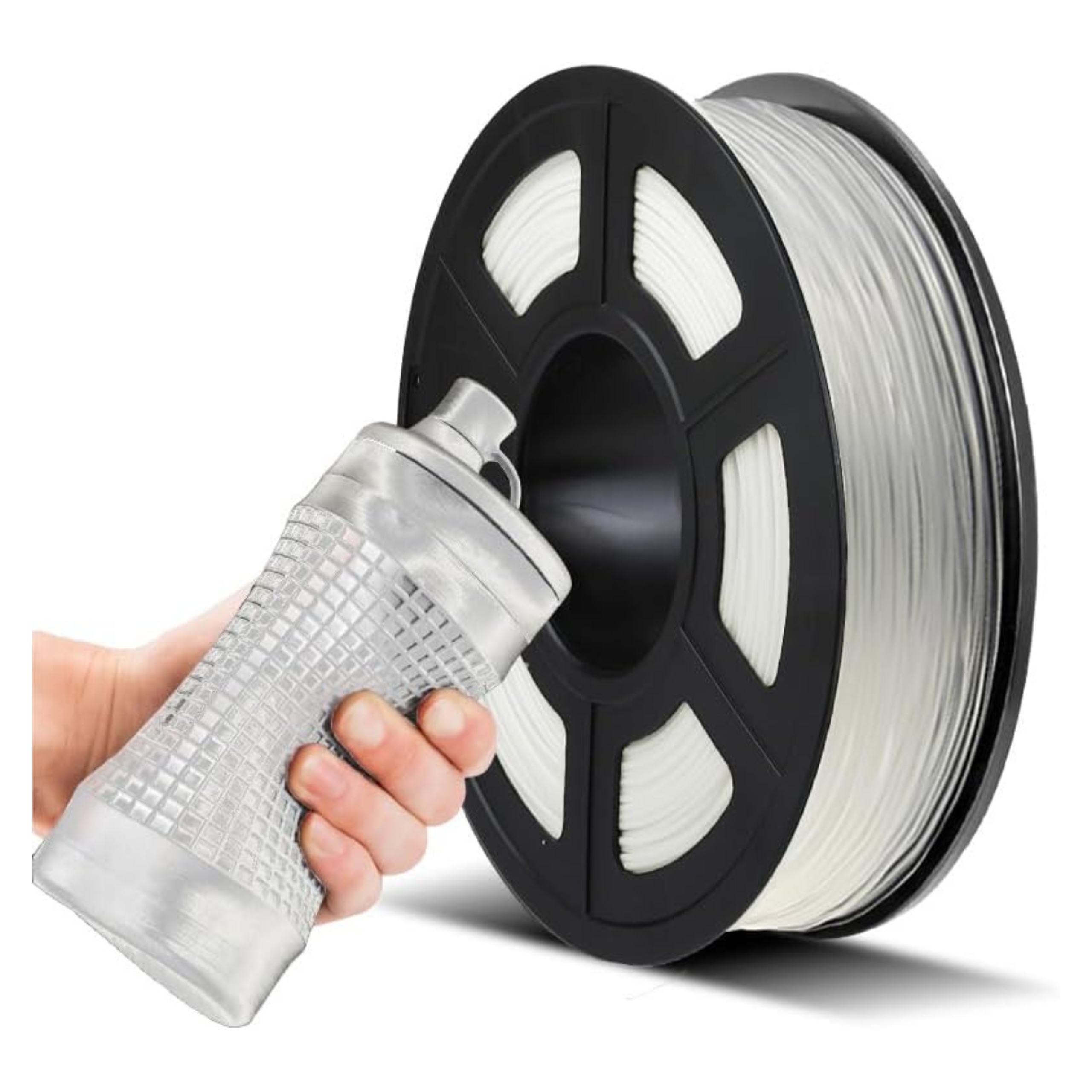 Filament null TPU Naturalny Przezroczysty (NATURAL TRANSPARENT)