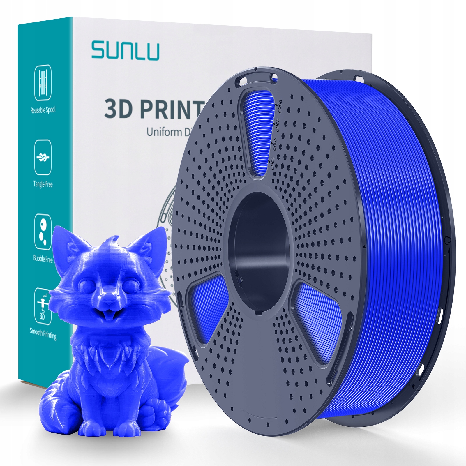 Filament SUNLU PETG Niebieski (BLUE)