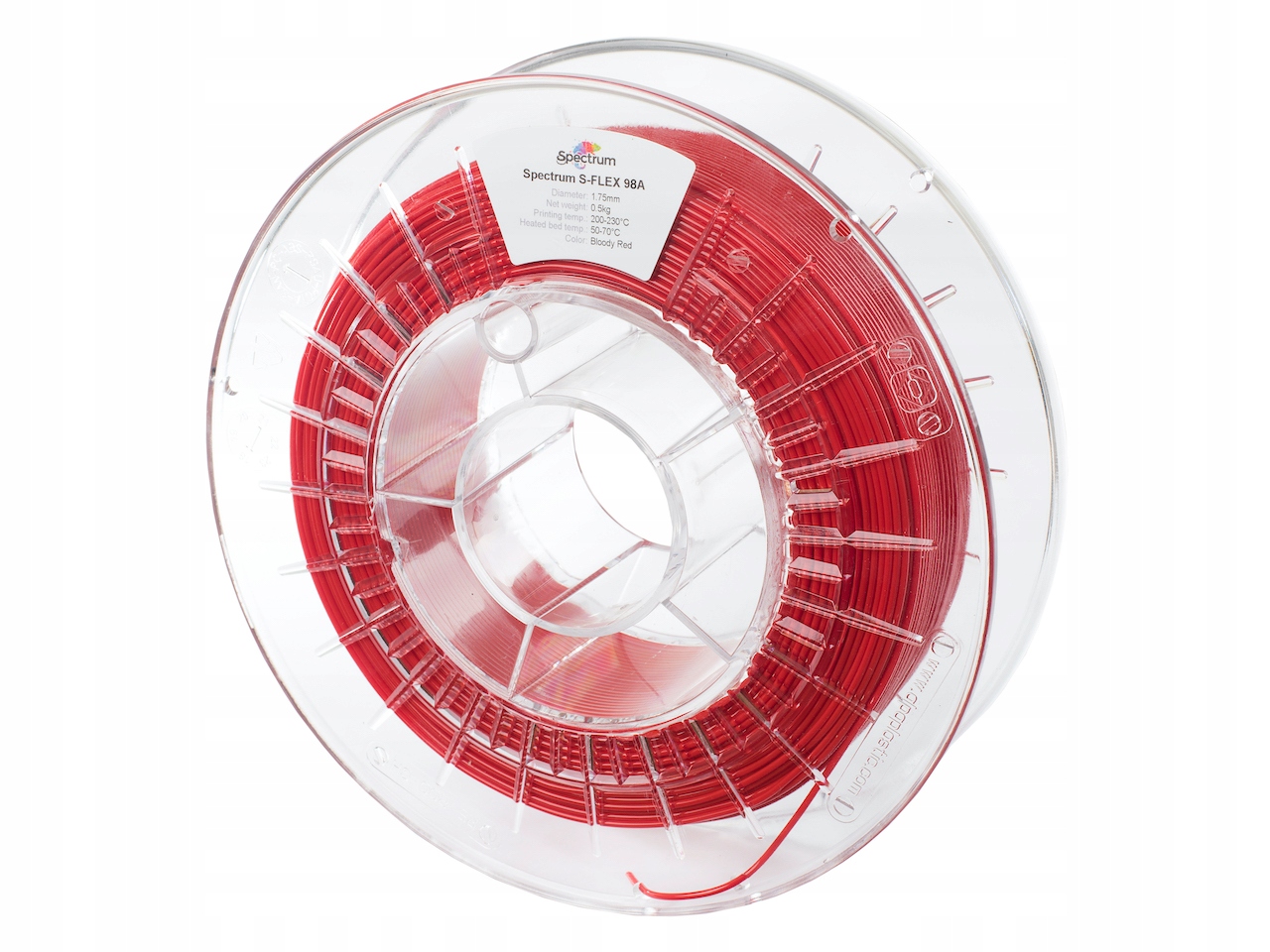 Filament Spectrum TPU Czerwony (RED)