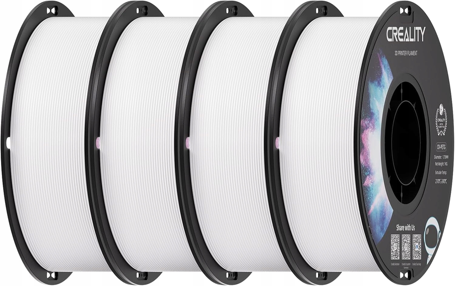 Filament Creality PETG Biały (WHITE)
