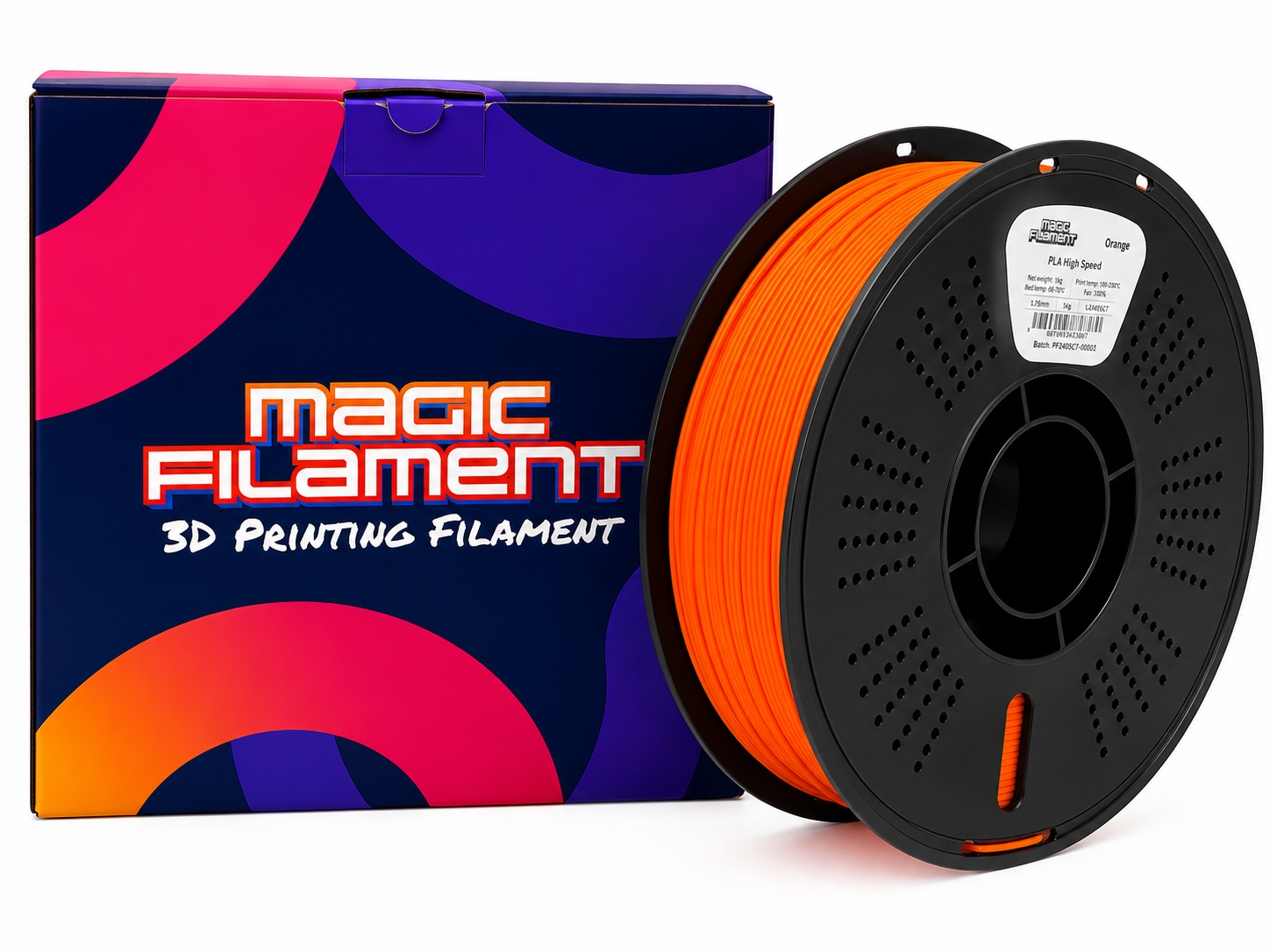 Filament Magic Filament PLA High-Speed Pomarańczowy (ORANGE)