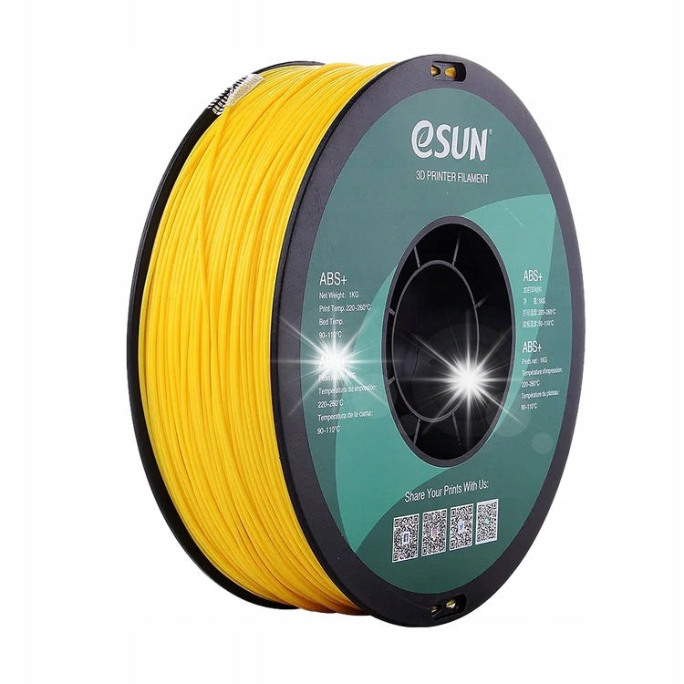 Filament eSUN ABS Plus Żółty (YELLOW)