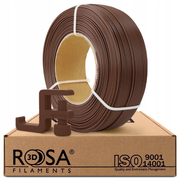 Filament ROSA 3D PET Brązowy (BROWN)