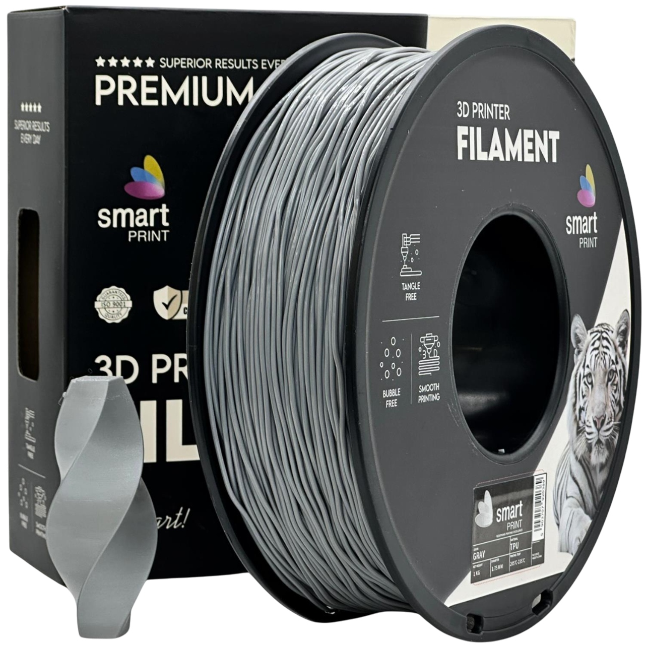 Filament Smart Print TPU Szary (GRAY)
