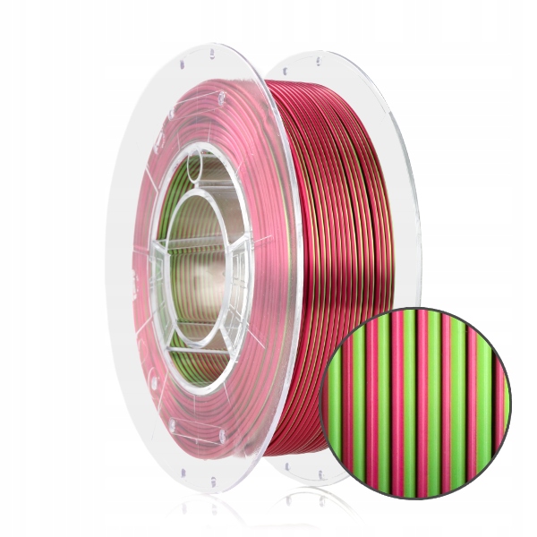 Filament ROSA 3D PLA  Tęczowy Jedwabny (RAINBOW SILK)