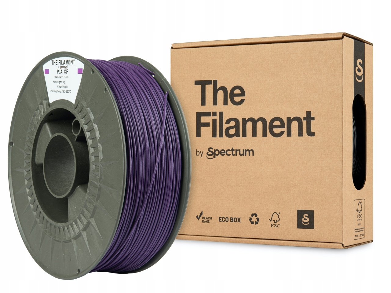 Filament Spectrum PLA-CF Fioletowy Matowy (PURPLE MATTE)