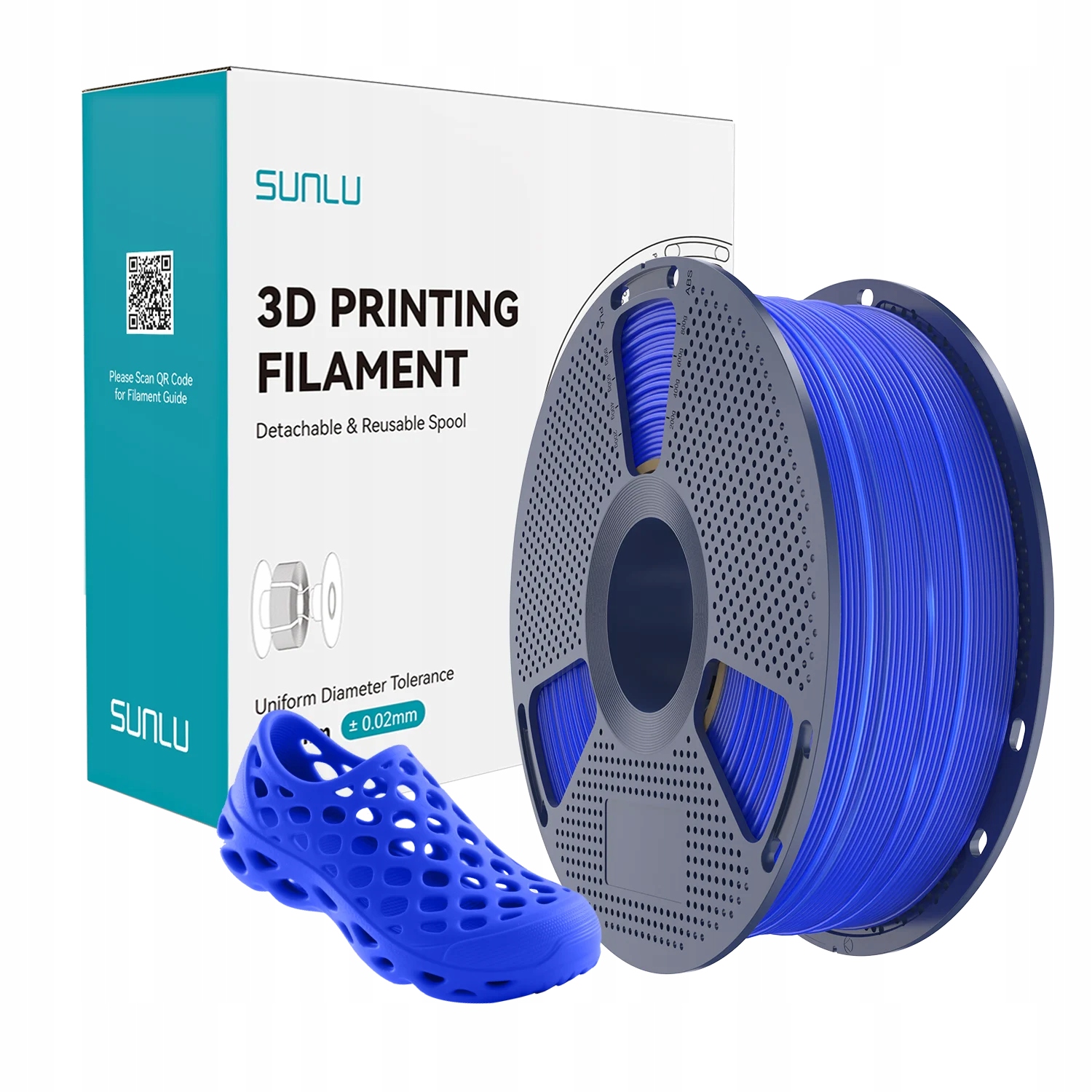 Filament SUNLU TPU Niebieski (BLUE)