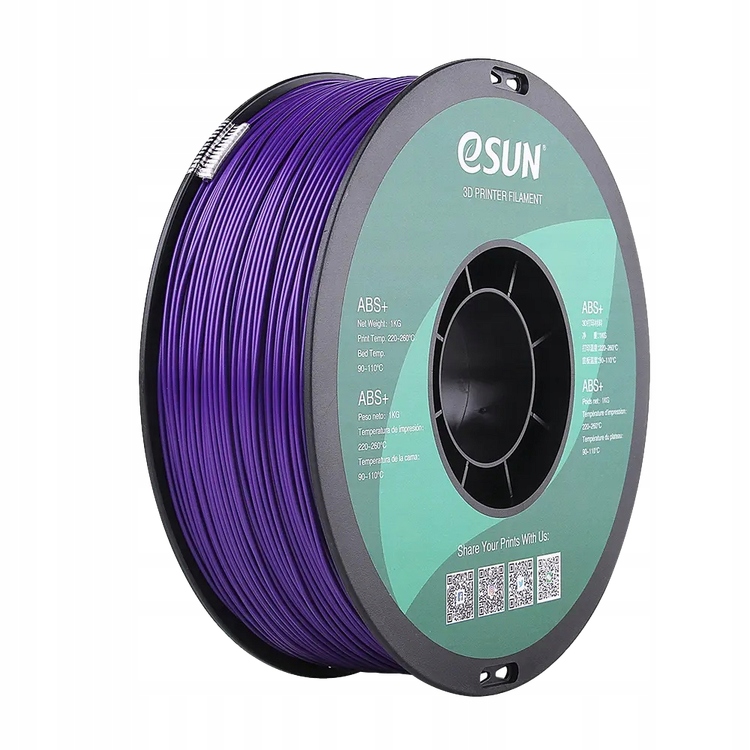 Filament eSUN ABS Plus Fioletowy (PURPLE)