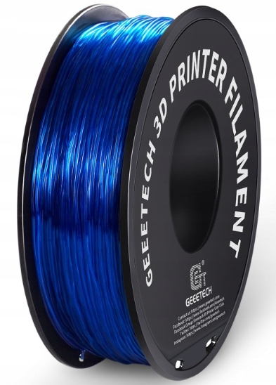 Filament GEEETECH TPU Niebieski Przezroczysty (BLUE TRANSPARENT)