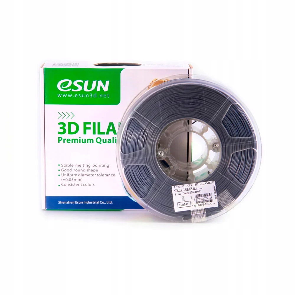Filament eSUN ABS Szary (GRAY)