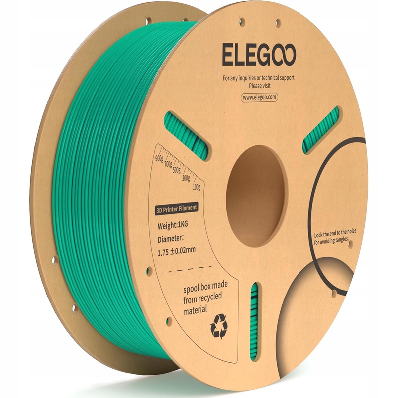 Filament Elegoo PLA Plus Zielony (GREEN)