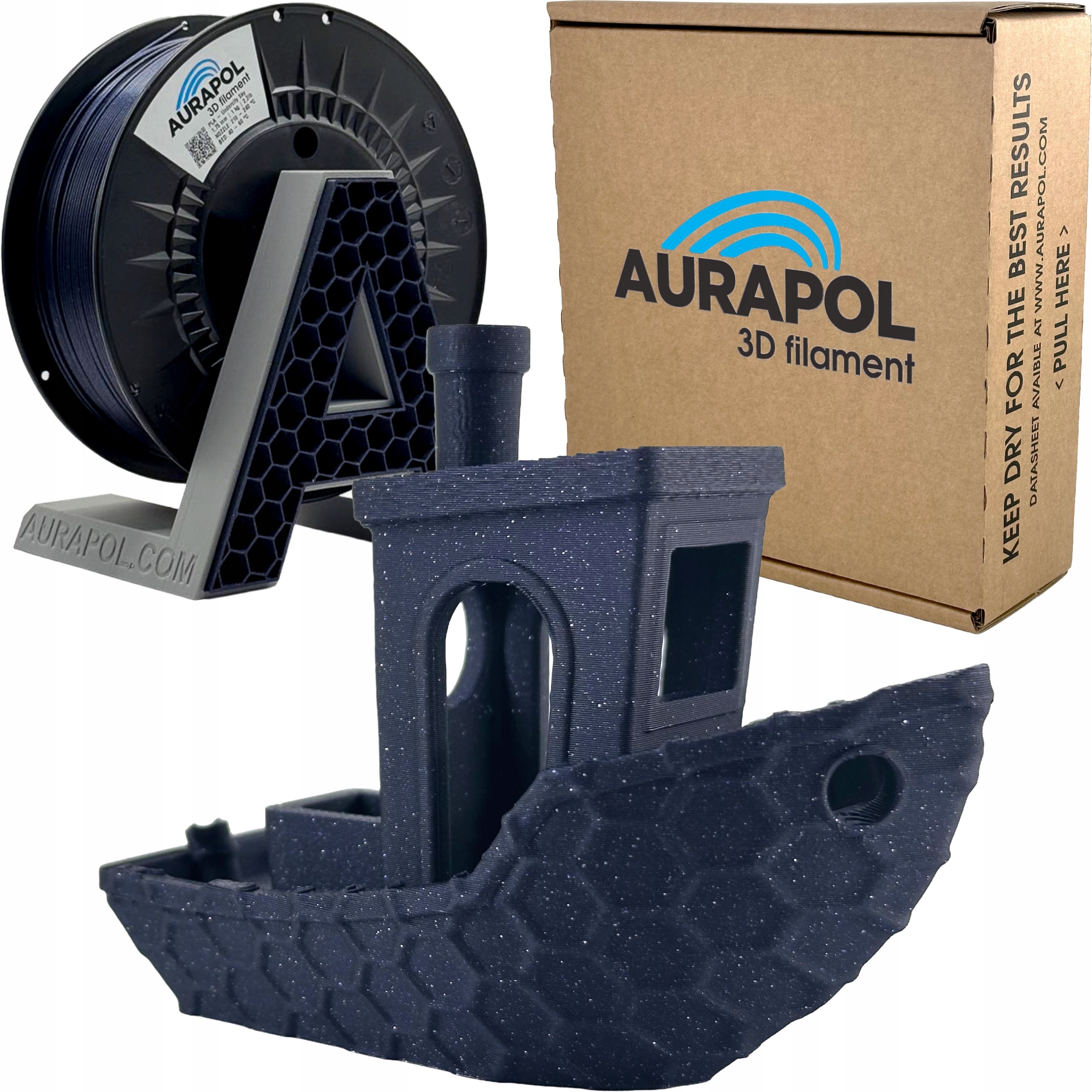 Filament Aurapol PLA Fioletowy (PURPLE)