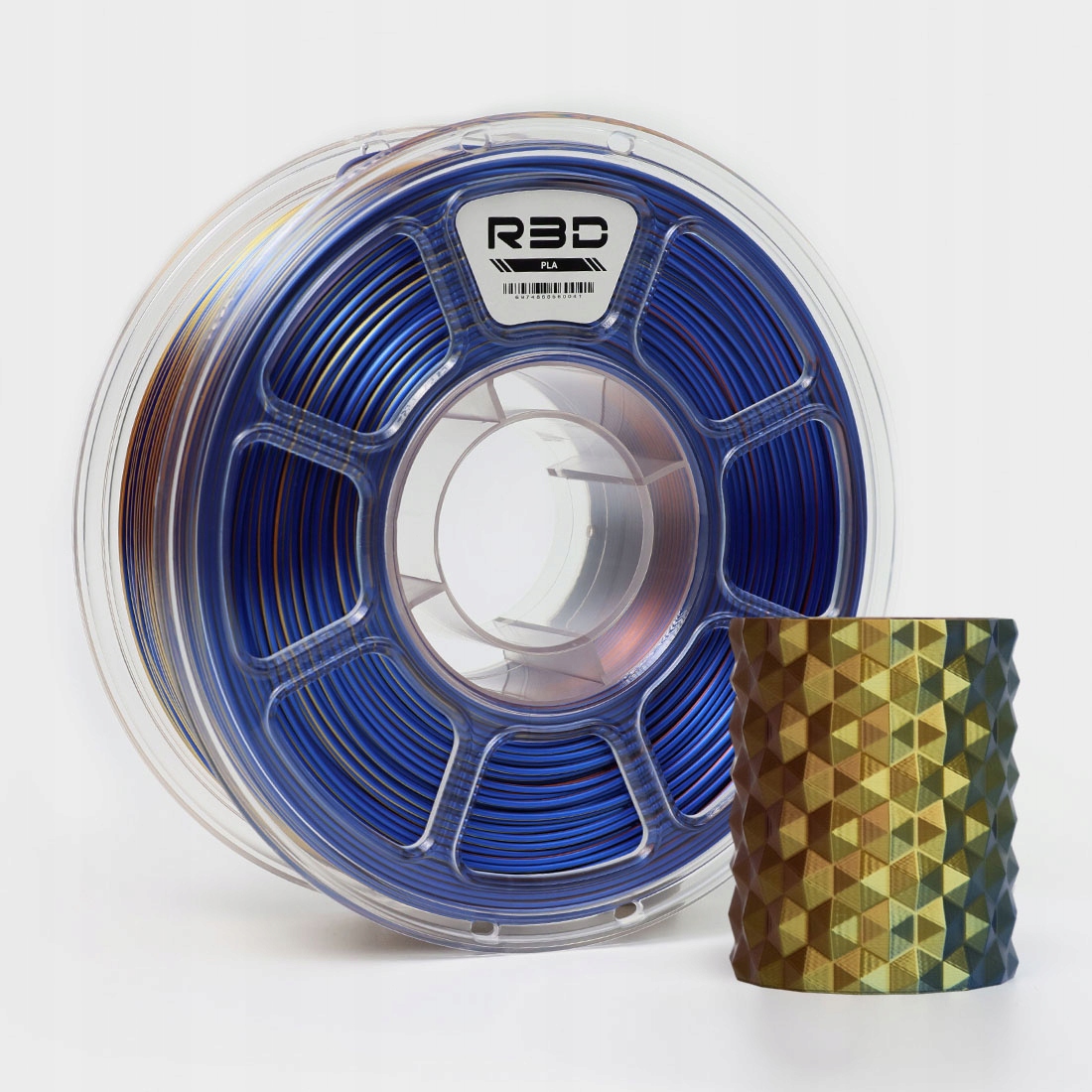 Filament null PLA  Trójkolorowy Jedwabny (TRIPLE SILK)