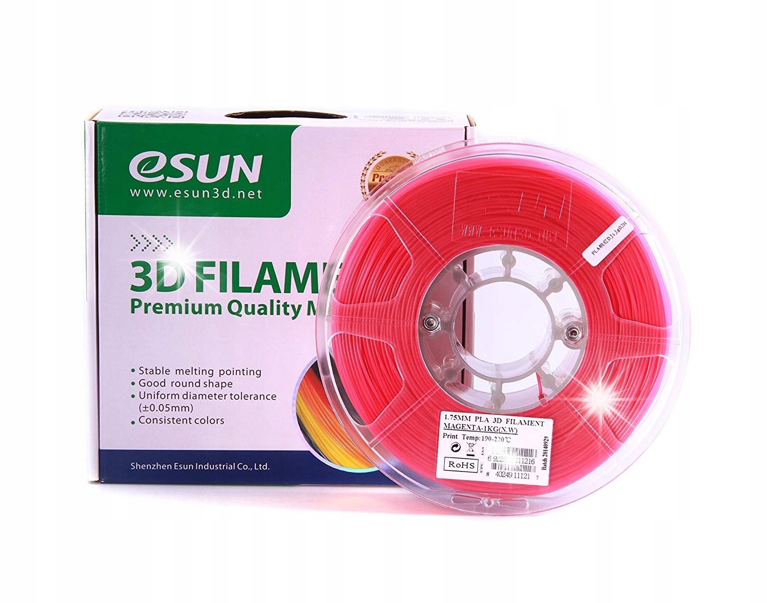 Filament eSUN PLA Plus Różowy (PINK)