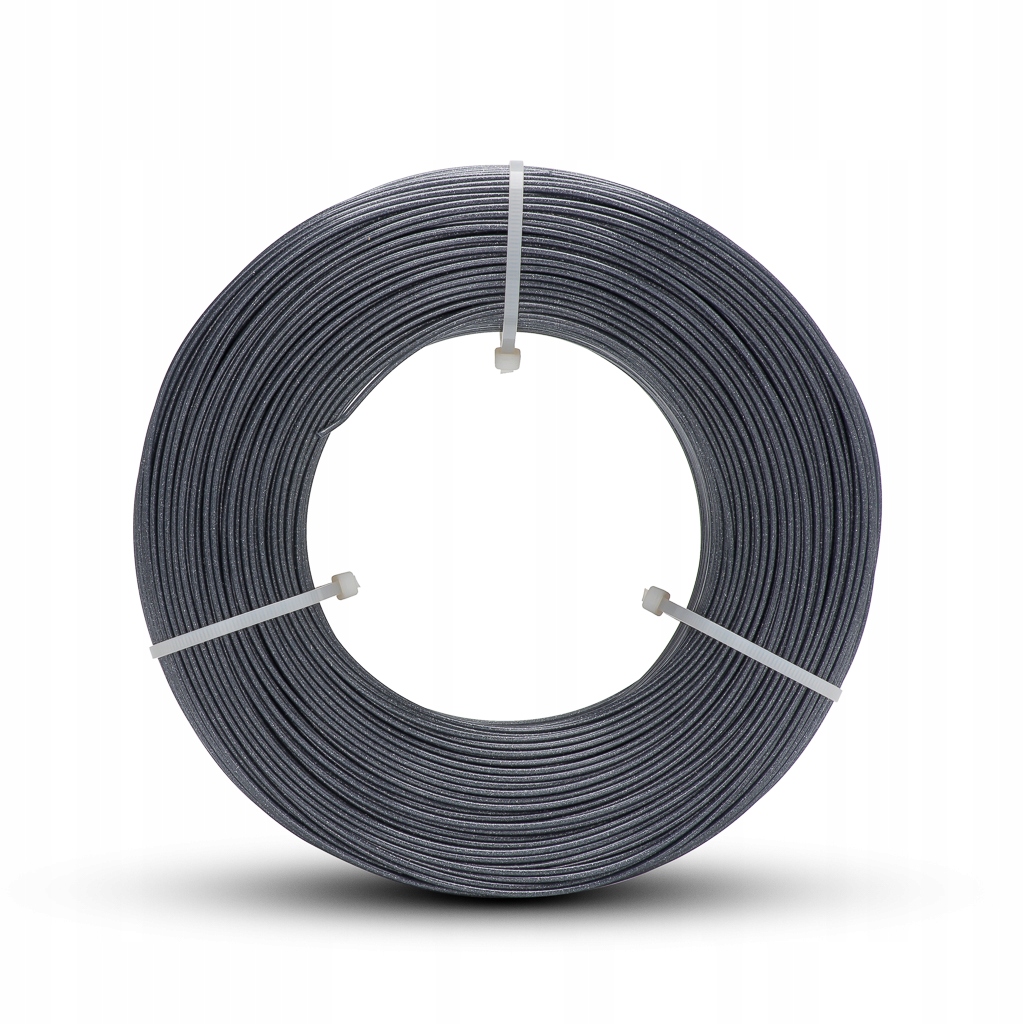 Filament Fiberlogy PETG Czarny Brokatowy/Mieniący (BLACK GLITTER)