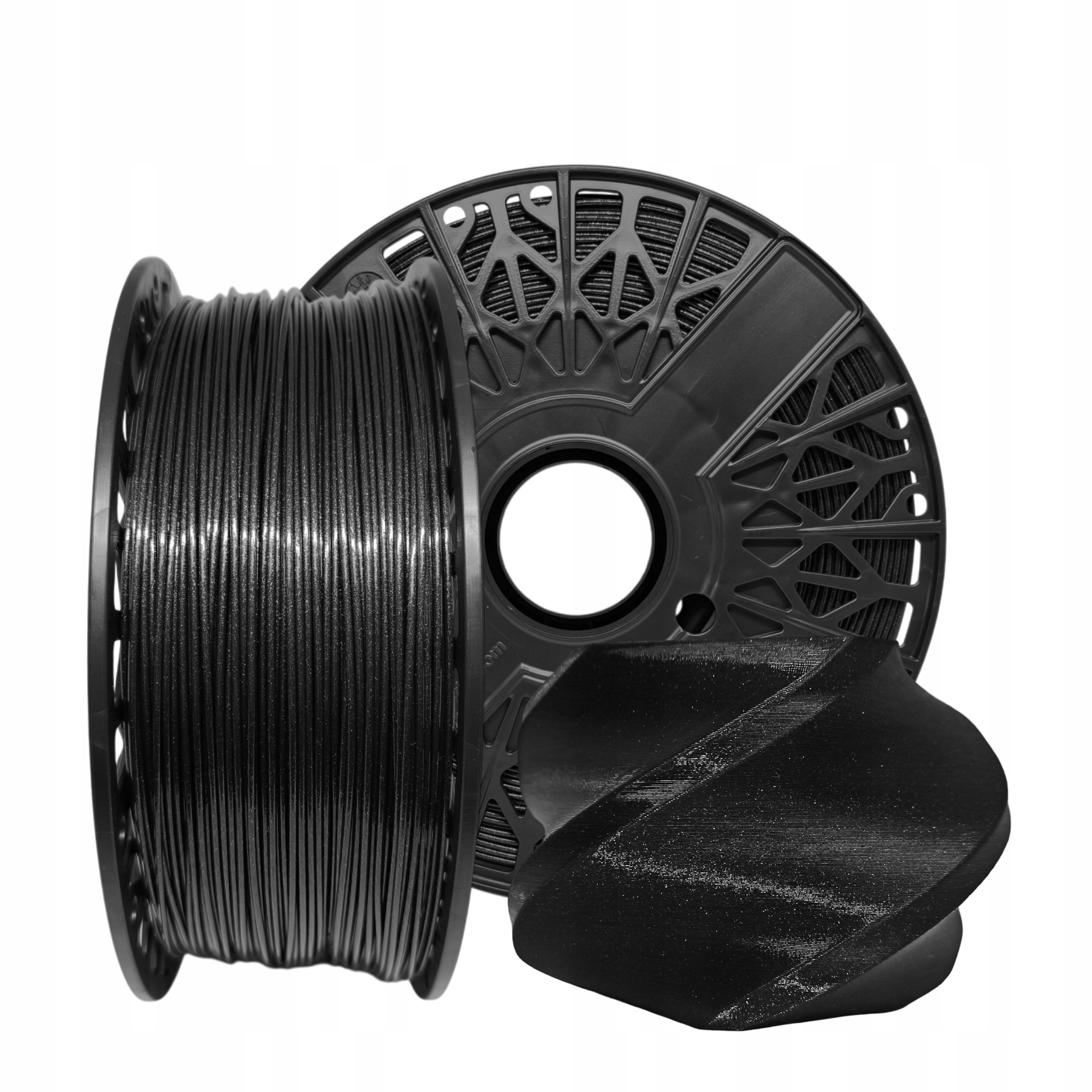 Filament F3D PETG Czarny Brokatowy/Mieniący (BLACK GLITTER)