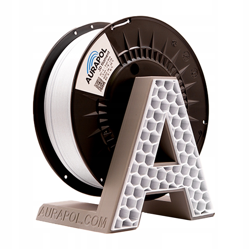 Filament Aurapol PETG Biały (WHITE)