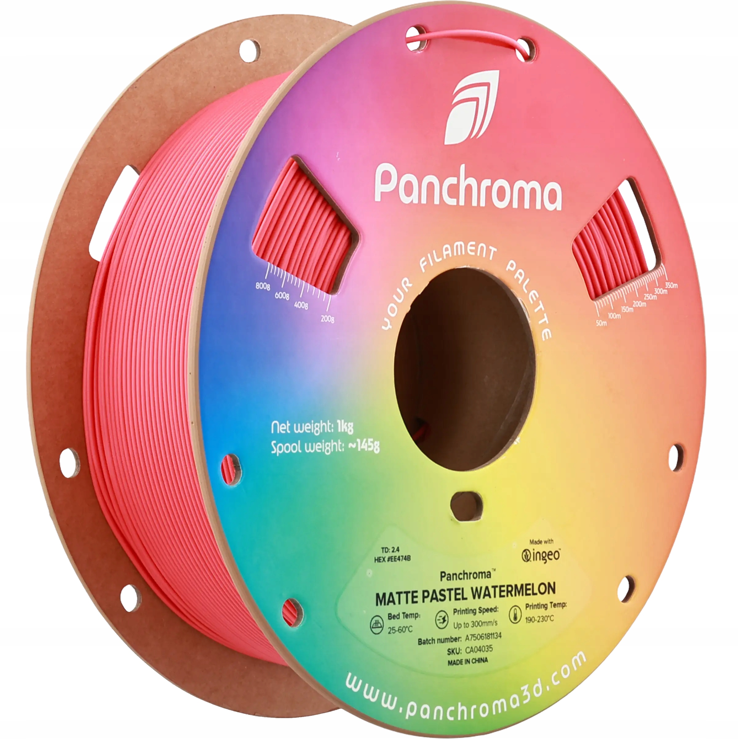 Filament Polymaker PLA Czerwony Matowy (RED MATTE)