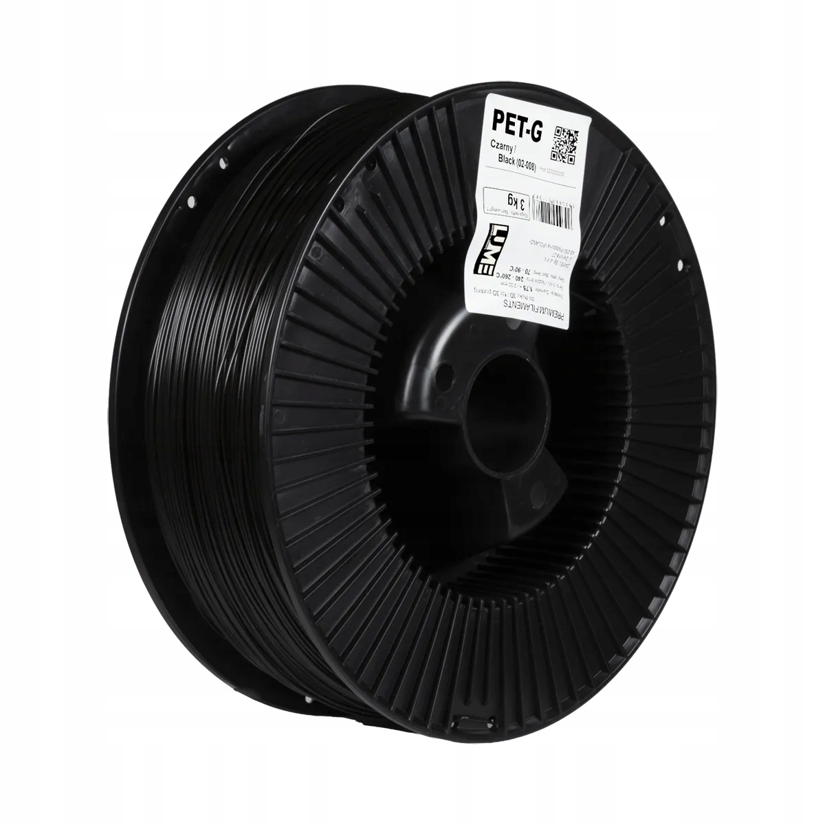 Filament LUME PETG Czarny (BLACK)