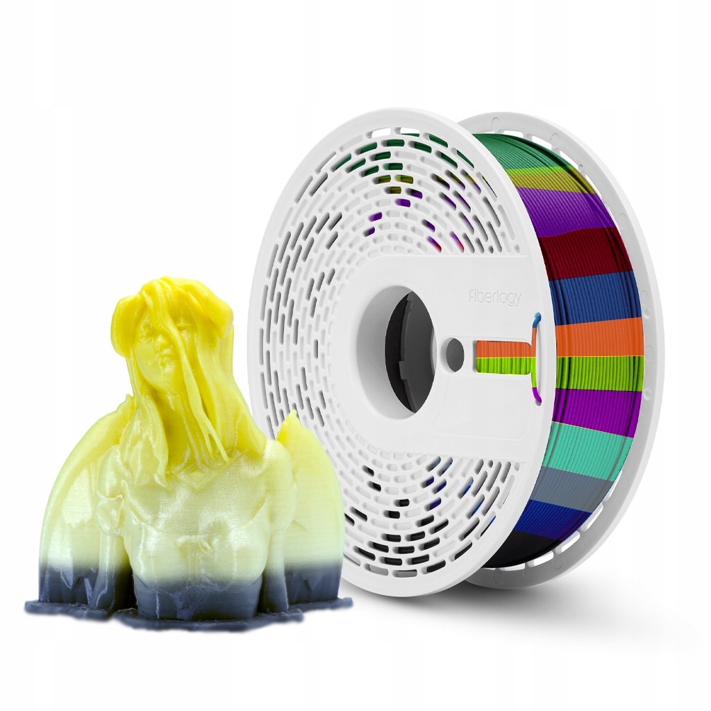 Filament Fiberlogy PLA  Tęczowy (RAINBOW)