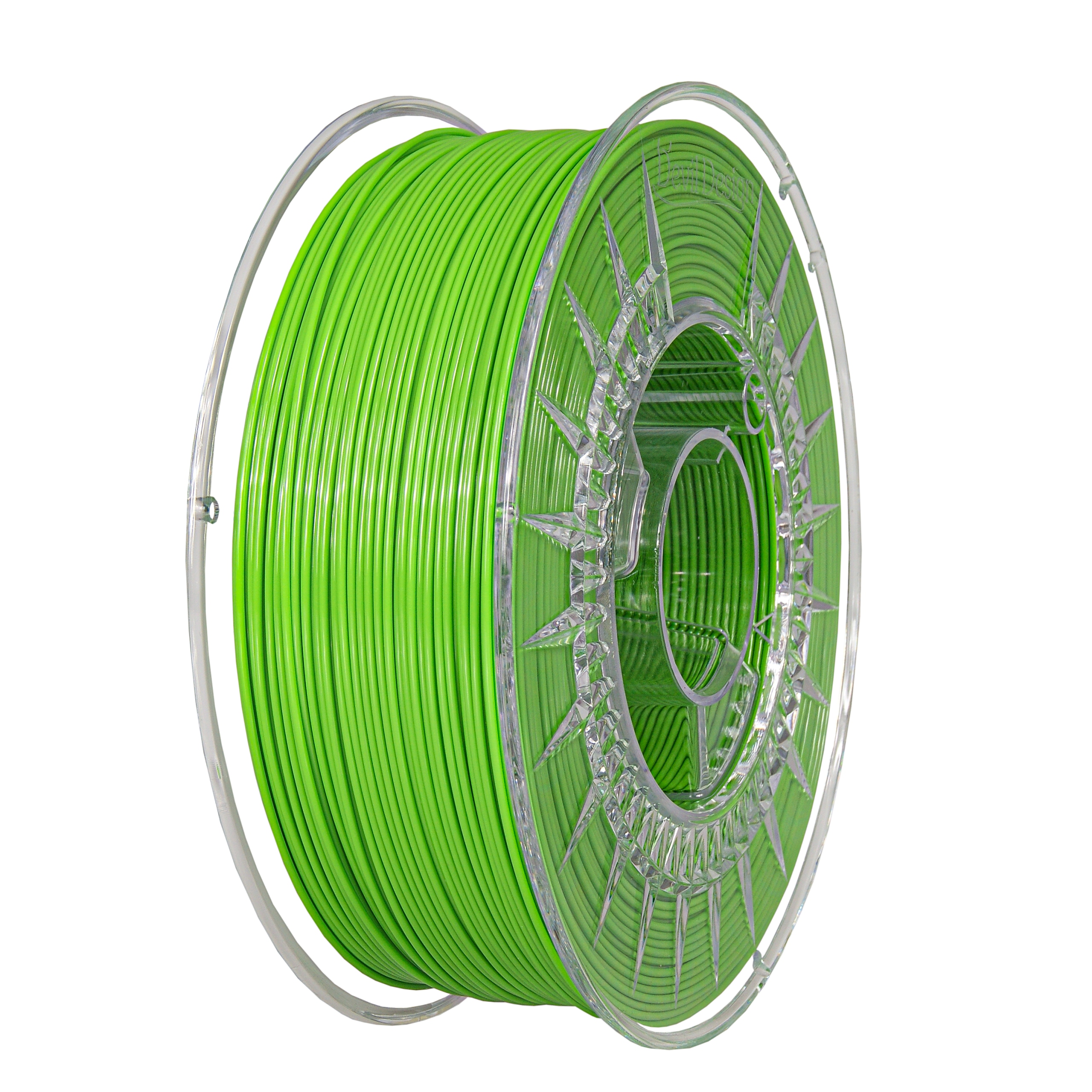 Filament DEVIL DESIGN PETG Zielony Przezroczysty (GREEN TRANSPARENT)